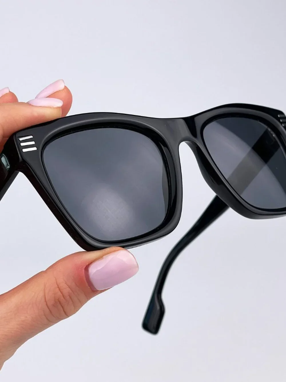 BURBERRY BE4348 300187 BLACK SQUARE SUNGLASSES